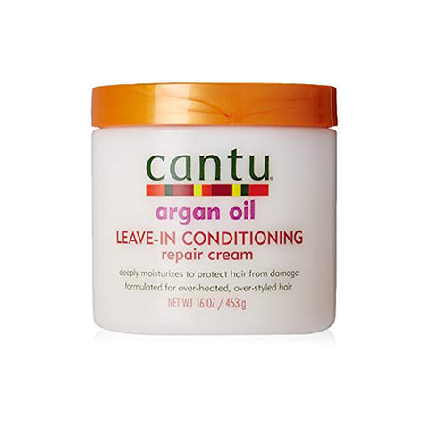 Cantu Argan Oil Leave-In Conditioning Repair Cream 16oz/453g