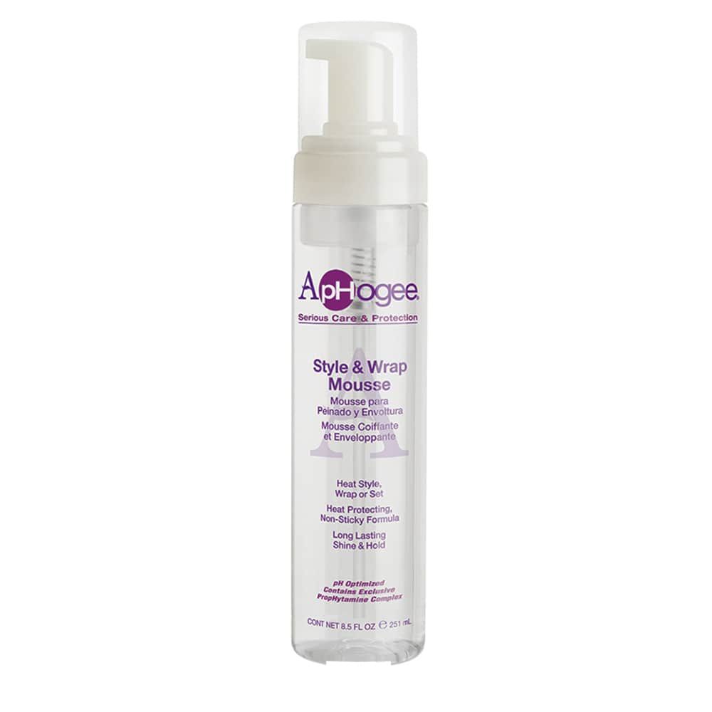 Aphogee Style & Wrap Mousse 8.5oz/251ml