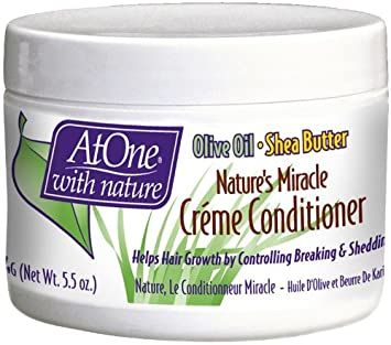 AtOne Olive Oil Shea Butter Nature's Miracle Creme Conditioner 154g/5.5oz