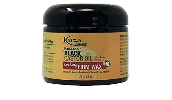 Kuza Jamaican Black Castor Oil Locking Firm Wax 170g/6oz