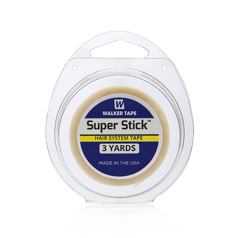 WALKER TAPE SUPER STICK HAIR SYSTEM TAPE 1-2 WEEKS EXTENDED WEAR 3 YARDS