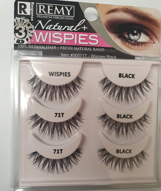 Remy Premium Virgin Hair Natural + Wispies 5 PACK