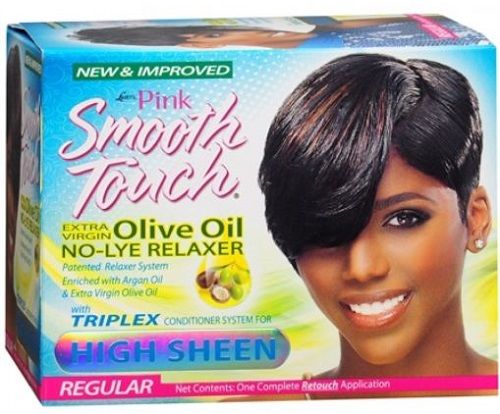 Luster's Pink Smooth Touch Extra Virgin Olive Oil No Lye Relaxer 1 Application - Regular