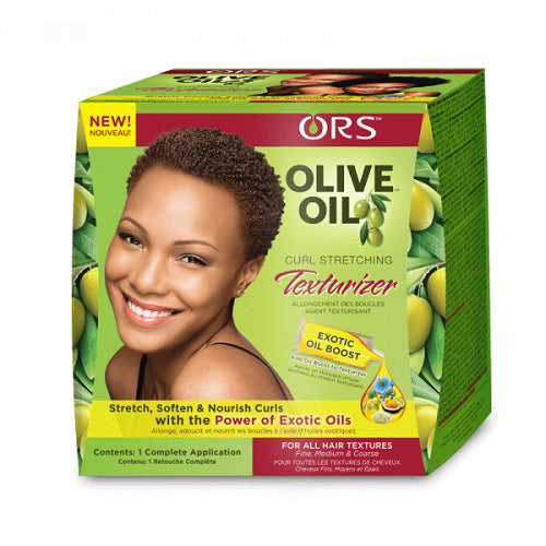 Ors Olive Oil Curl Stretching Texturizer-1 Complete Application