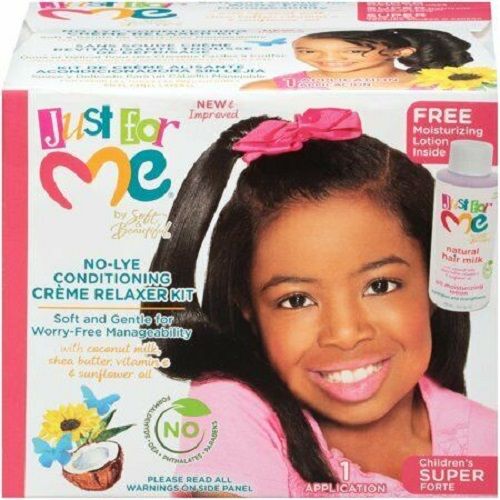 Just For Me No Lye Conditioning Creme Relaxer Kit - 1 Application