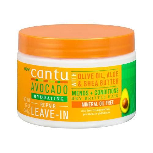 Cantu Avocado Hydrating Repair Leave - In Mineral Oil Free 12.oz - 340g