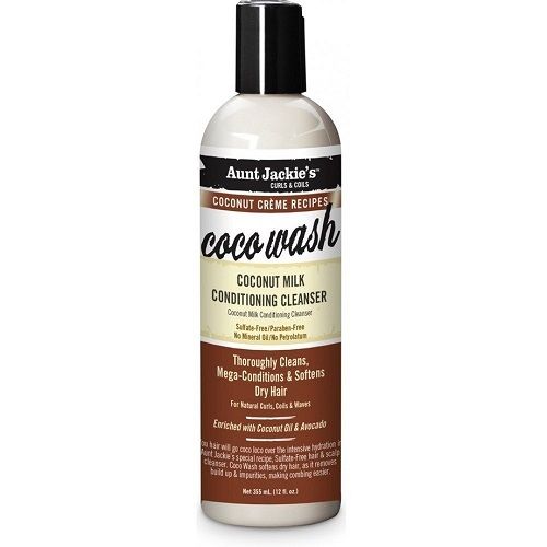 Aunt Jackie's Coco Wash Coconut Milk Conditioning Cleanser 355ml-12oz