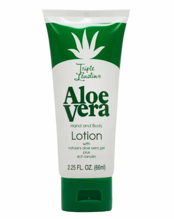 Triple Lanolin Aloe Vera Hand & Body Lotion 2.25oz/66ml
