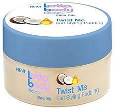 Lottabody Twist Me Curl Styling Pudding with coconut & shea oils- 198.4g/7oz