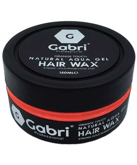 Gabri Professional Natural Aqua Hair Gel Wax Orange Touch-150 ml
