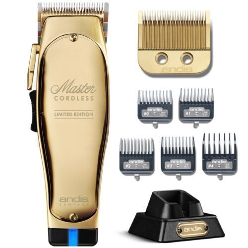 Andis Professional Master Cordless Limited Gold Edition Lithium-Ion-Clipper