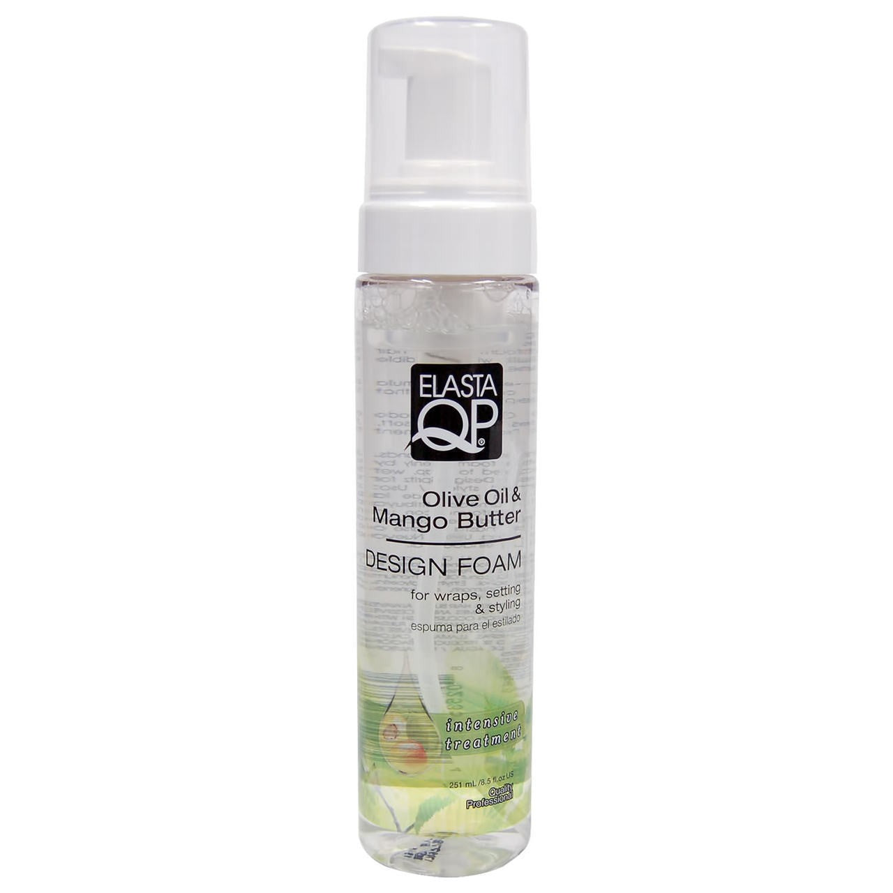 Elasta QP Olive Oil & Mango Butter Design Foam 251ml/8.5oz