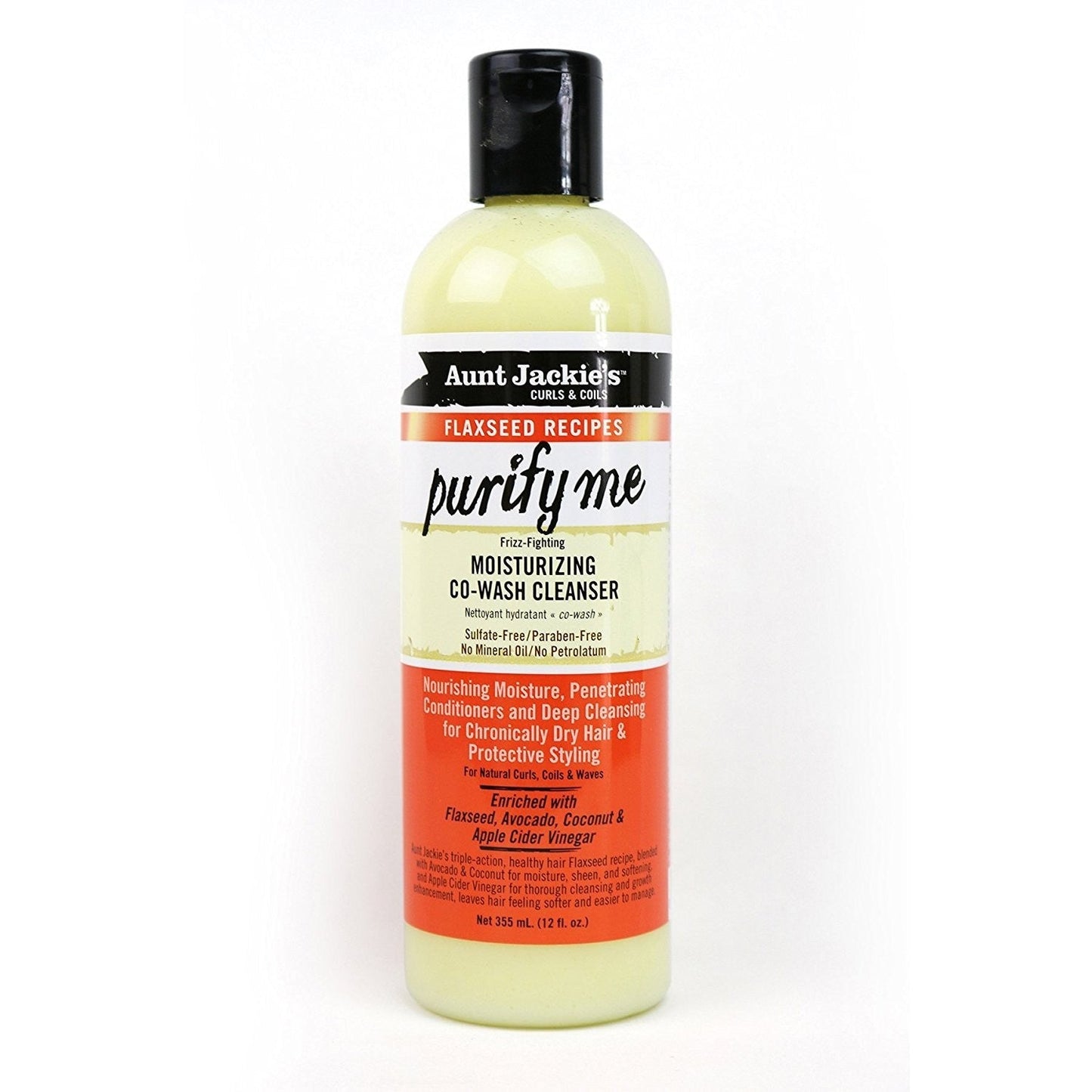 Aunt Jackie's Moisturizing Co-Wash Cleanser 355ml-12oz