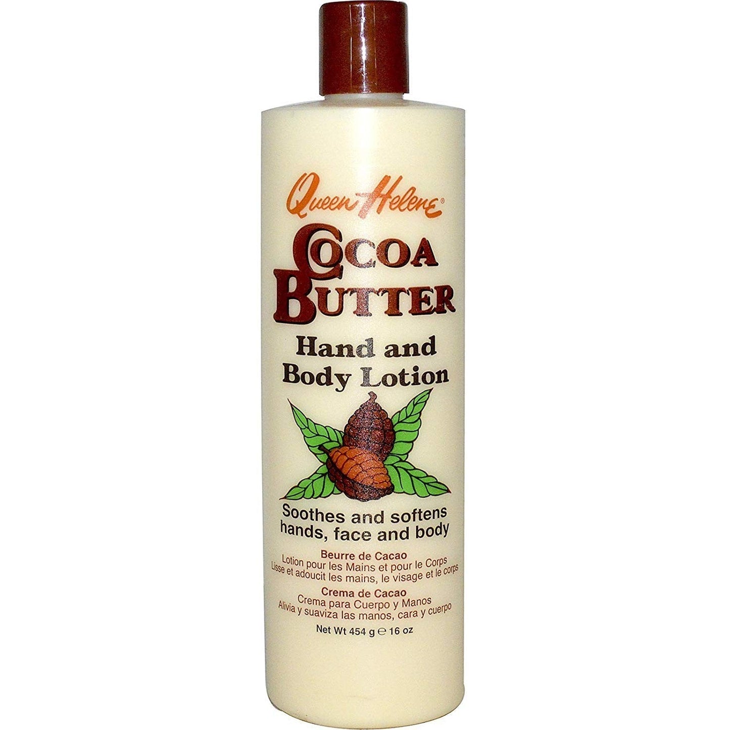 QUEEN HELENE COCOA BUTTER HAND + BODY LOTION 454G/16OZ