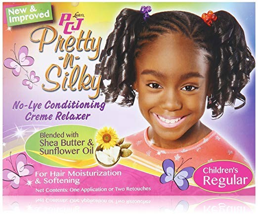 PCJ Pretty -n- Silky No-Lye Conditioning Creme Relaxer One Retouch Application - Children's Regular