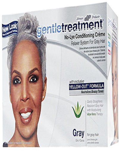 Gentle Treatment No Lye Conditioning Creme Relaxer System For Gray Hair-1 Application