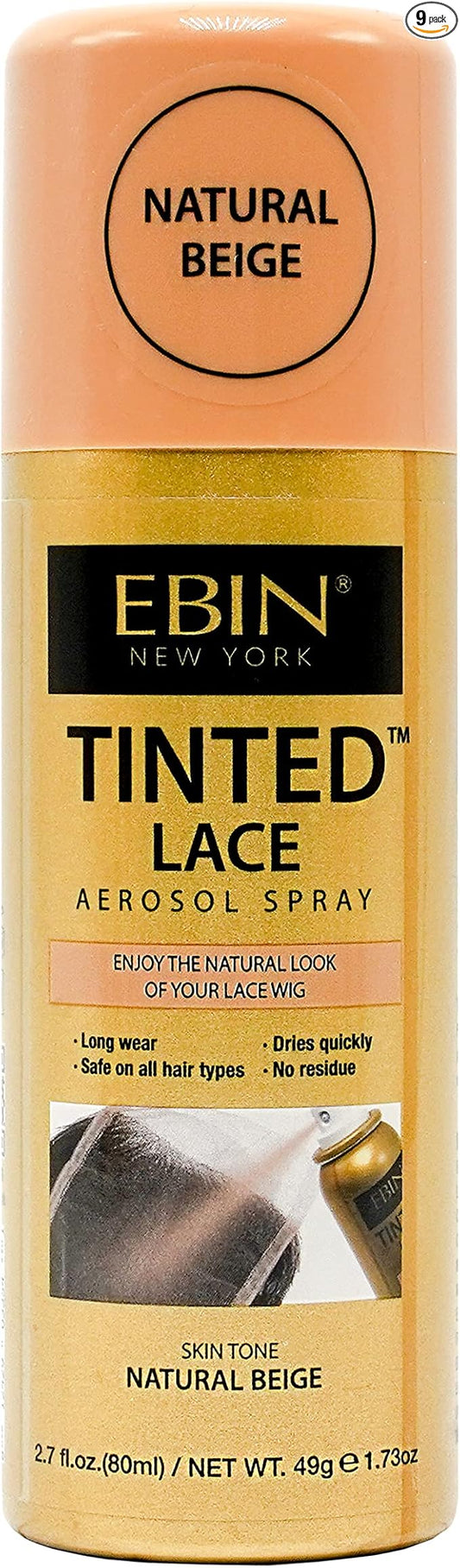 EBIN Tinted Lace Aerosol Spray - 80ml/2.7fl.oz