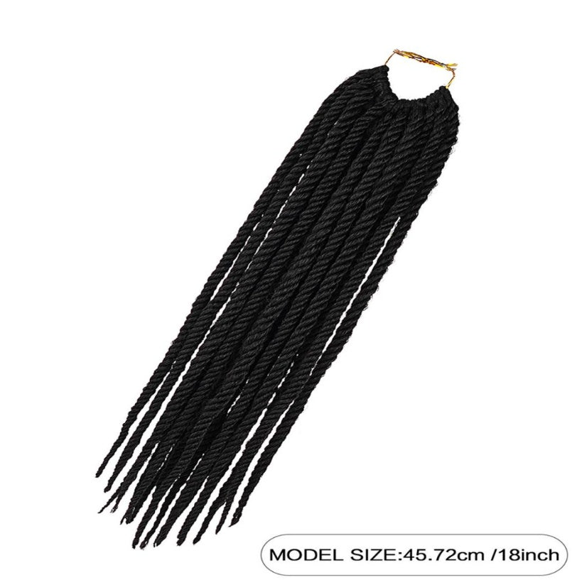 FOUR STRAND SENEGAL TWIST Senegalese Twist Crochet Hair Braids