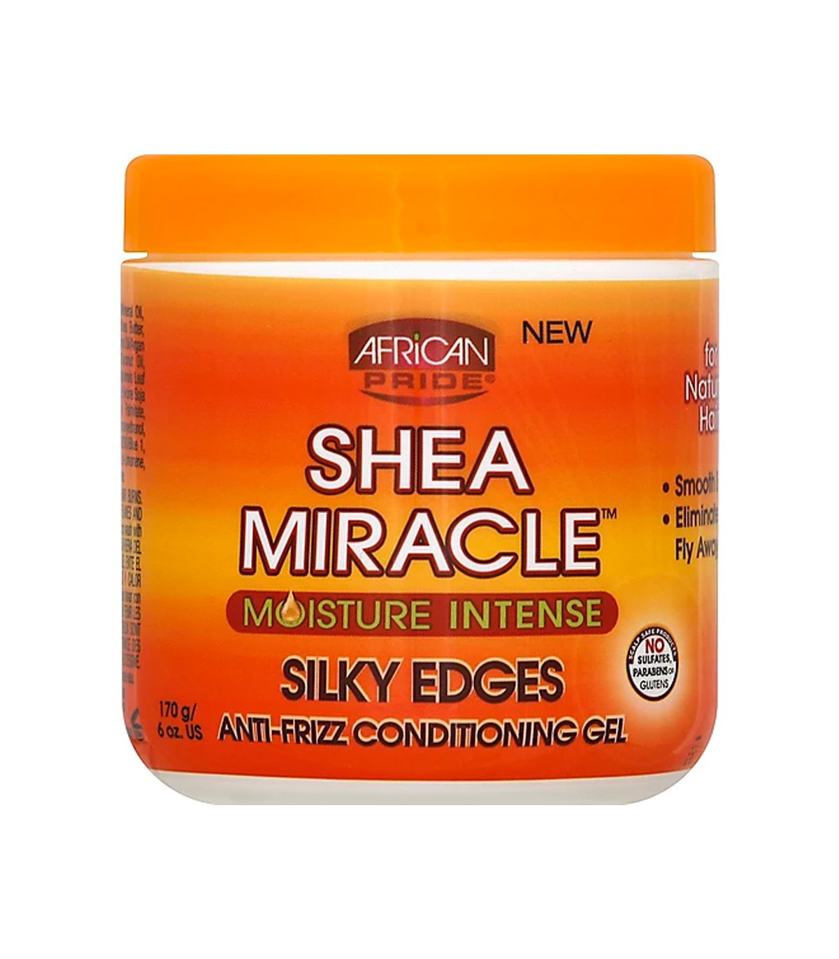 African Pride Shea Miracle Silky Edges Anti-Frizz Conditioning Gel 170g/6oz