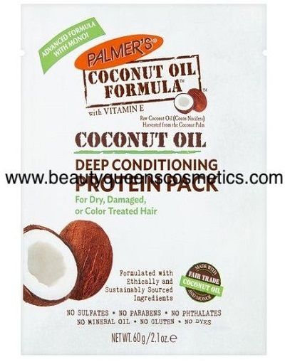 Palmer's Coconut Oil Formula Coconut Oil Deep Conditioning Protein Pack 60g/2.1oz