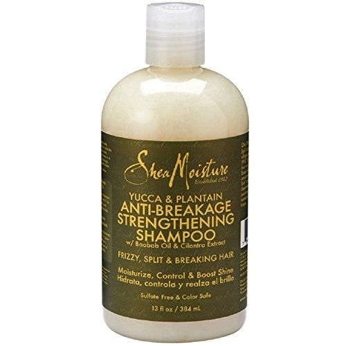 Shea mositure yucca & plantain anti-breakage strengthening shampoo 13oz/384ml