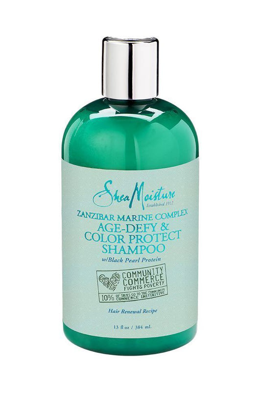 Shea Moisture Zanzibar Marine Complex Age-Defy & color Protect Shampoo 13iz/384ml