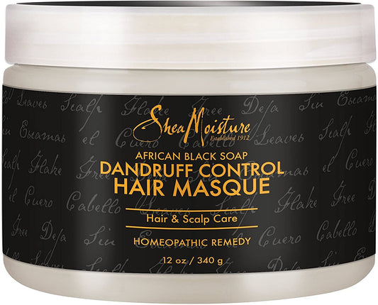 Shea Moisture African Black Soap Dandruff Control Hair masque 12oz/384ml