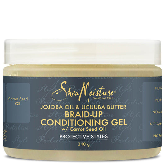 Shea Moisture Jojoba Oil & Ucuuba Butter Braid-Up Conditioning Gel 340g