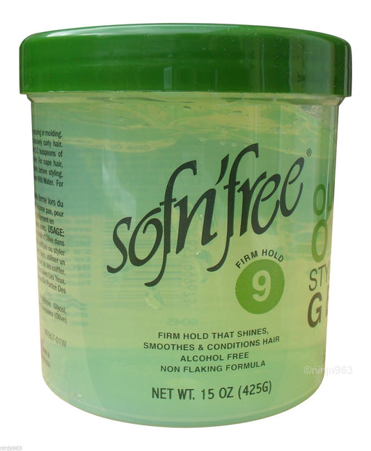 Sofn'free Olive Oil Styling Gel 15oz/425g