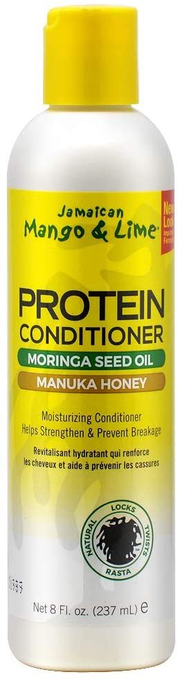 Jamaican Mango & Lime Protein Conditioner Moringa Seed Oil Manuka Honey 8oz/237ml
