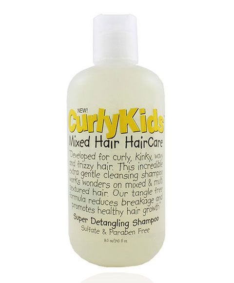 Curly Kids Mixed Texure HairCare Super Detangle Shampoo 8oz/236ml