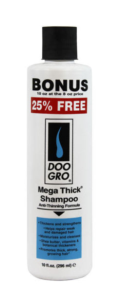 DooGro mega thick shampoo anti thinning  formula 10.oz/300ml