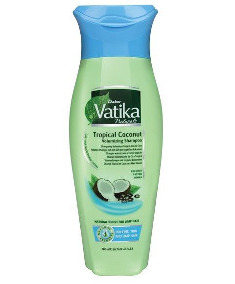 Vatika Naturals Tropical Coconut Volumizing Shampoo 200ml/6.76oz