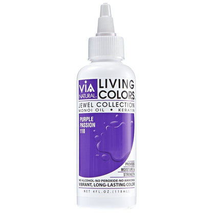 Via Natural Living Colors Jewel Collection 4oz/118ml