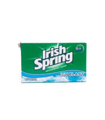 Irish Spring Ice Blast Deodorant Soap 3.7oz/104.8g 3 pack