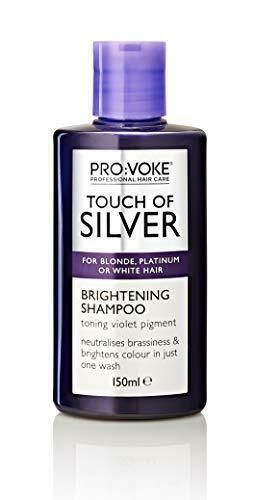 PRO:VOKE TOUCH OF SLIVER FOR BLONDE PLATINUM OR WHITE HAIR BRIGHTENING SHAMPOO 150ML