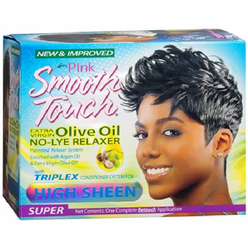 Luster's Pink Smooth Touch Extra Virgin Olive Oil No Lye Relaxer 1 Application - Super
