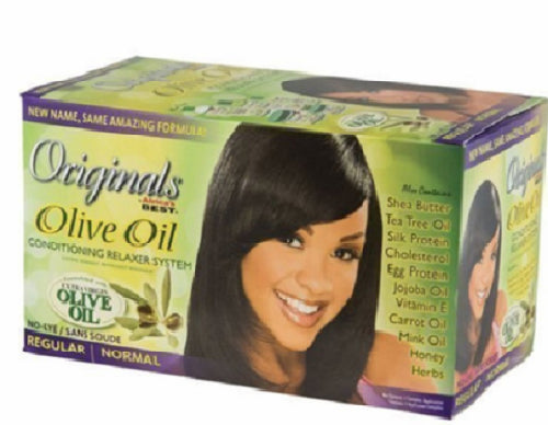 Organics By Africa's Best Olive Oil Conditioning Relaxer System 1 Application - Regular