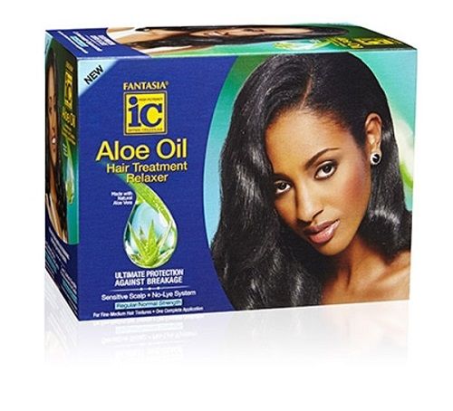 Fantasia Ic Aloe Oil Hair Treatment Relaxer 1 Complete Application - Regular
