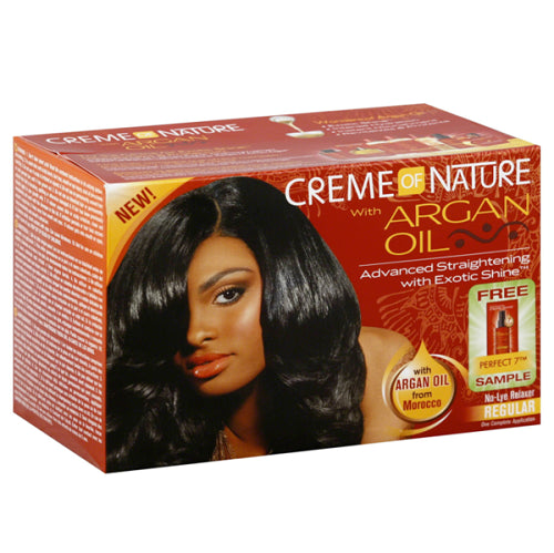 Creme Of Nature With Argan Oil From Morocco No Lye Relaxer 1 Complete Application
