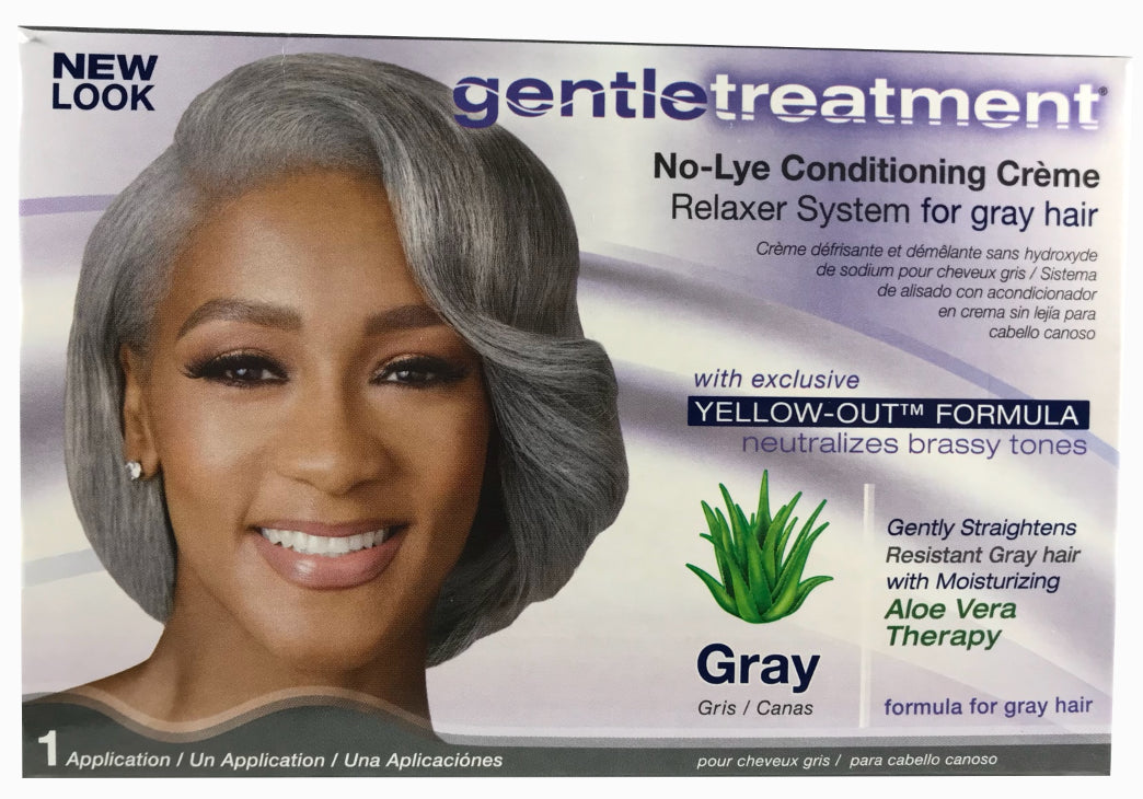 Gentle Treatment No-lye Conditioning Creme Relaxer - GRAY