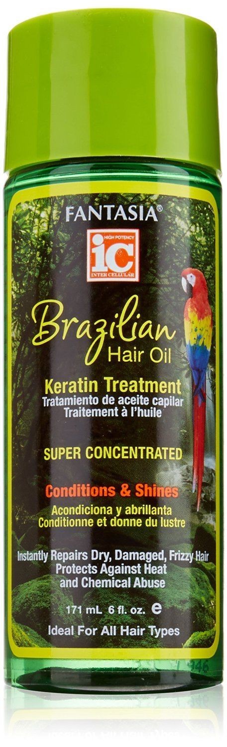 Fantasia IC Brazilian Hair Oil Keratin Treatment 171ml/6oz