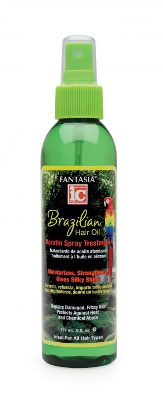 Fantasia IC Brazilian Hair Oil Keratin Spray Tretament 171ml/6oz
