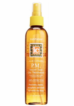 Fantasia IC Aloe/Vitamin P.M Night Time Oil Treatment 237ml/8oz