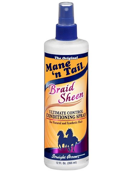 Mane 'N Tail Braid Sheen Ultimate Control Conditioning Spray 12oz/355ml
