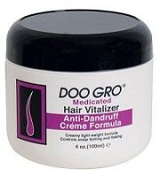 Doo Gro Medicated Hair Vertilizer Anti-Dandruff Creme Formula 4oz/100ml
