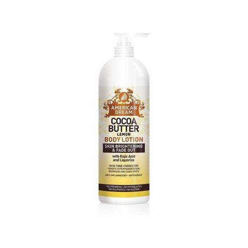 American Dream Cocoa Butter Lemon Body Lotion Skin Brightening & Fade Out 16oz/473ml