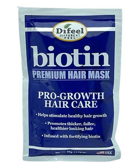 Difeel Biotin Premium Hair Mask Pro-Growth Hair Care 1.75 oz - 6 PACK