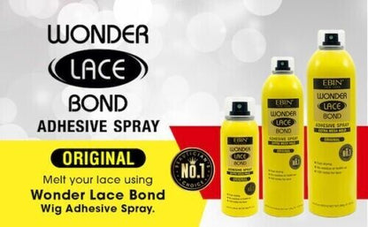 EBIN Wonder lace Bond Adhesive Spray -Extra mega hold Original 420ml/14.2 fl.oz