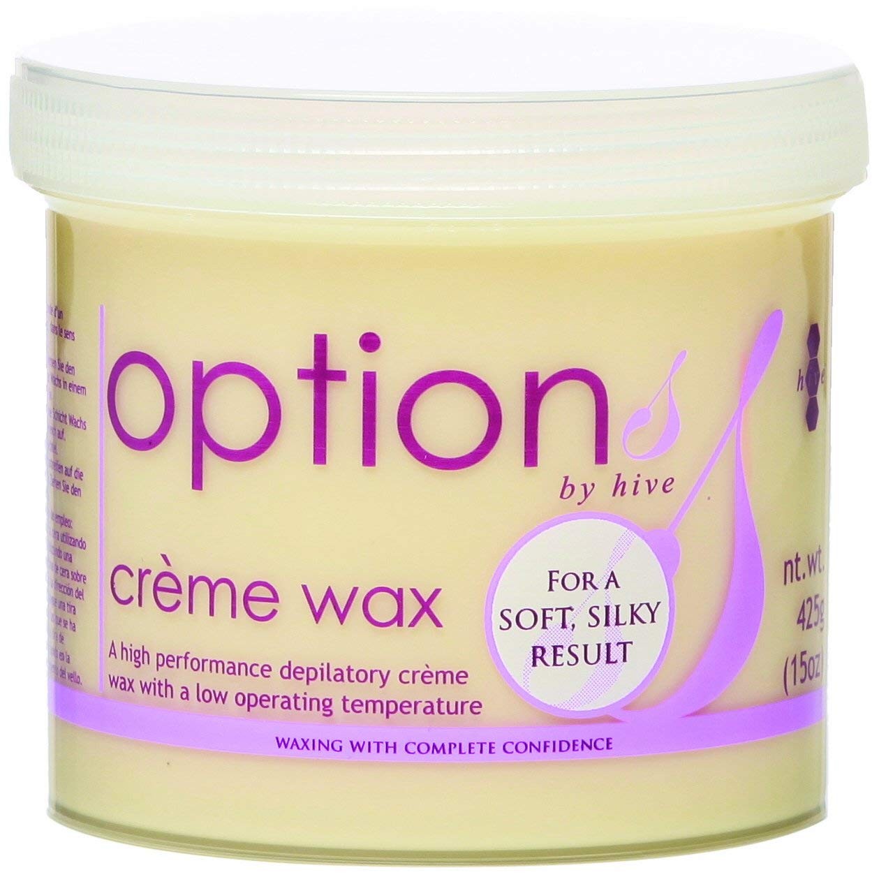 OPTIONS BY HIVE CREME WAX 425G/15OZ